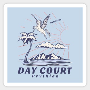 Day Court Vacation Tee Sticker